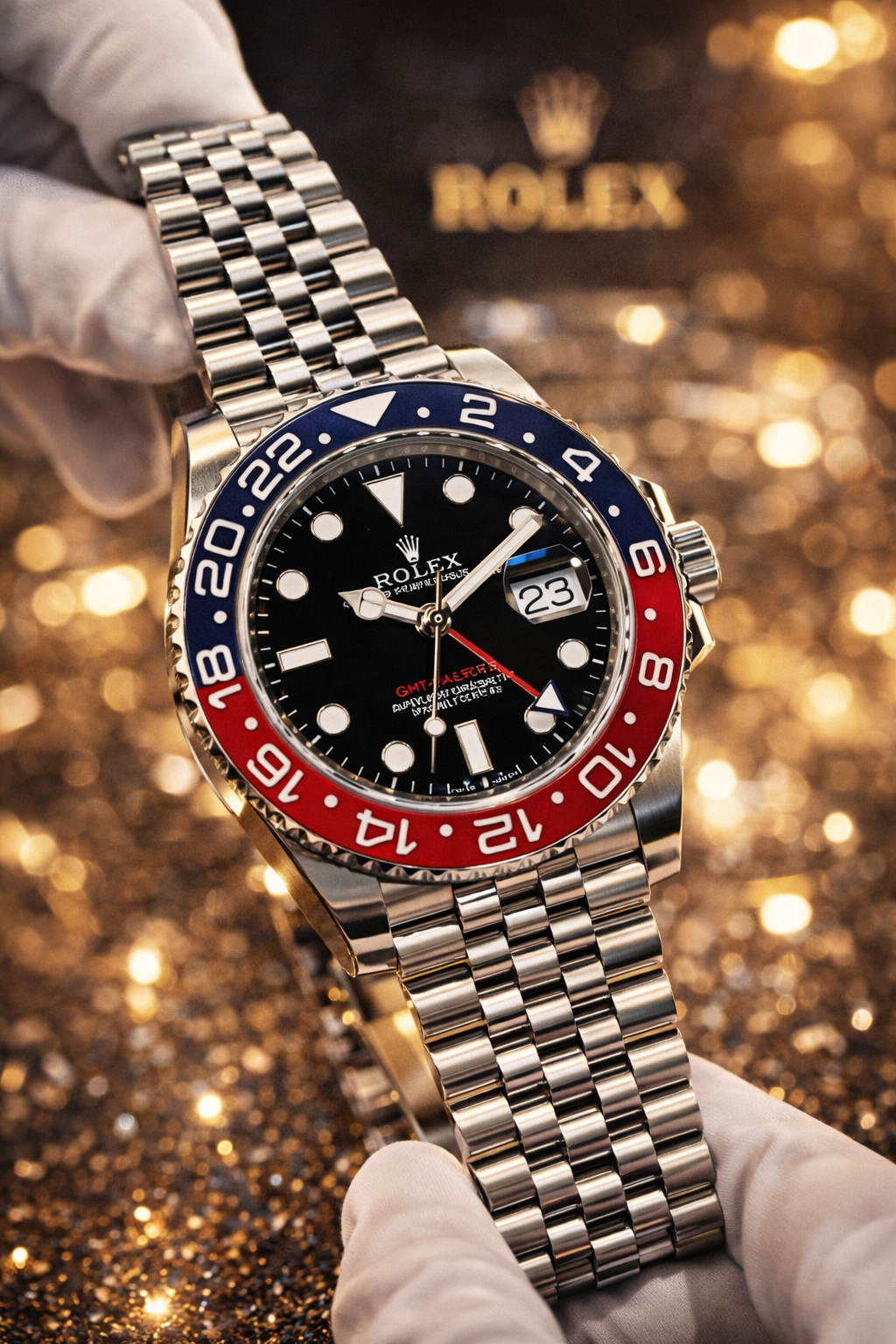 GMT-Master II “Pepsi” style Blue Red Bezel