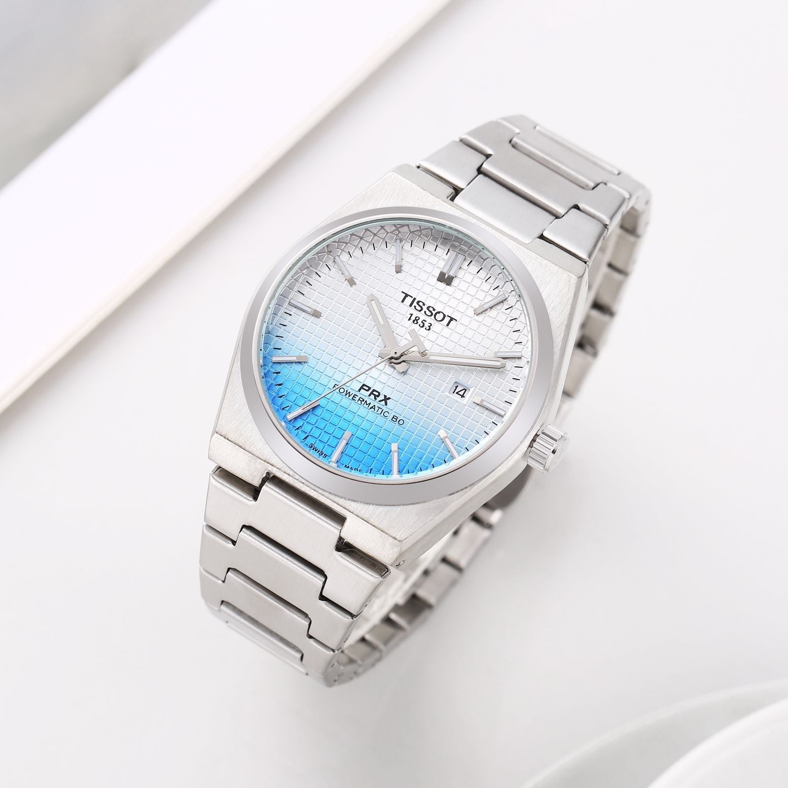 WG Tissot PRX Premiuim Watch special edition (white blue)