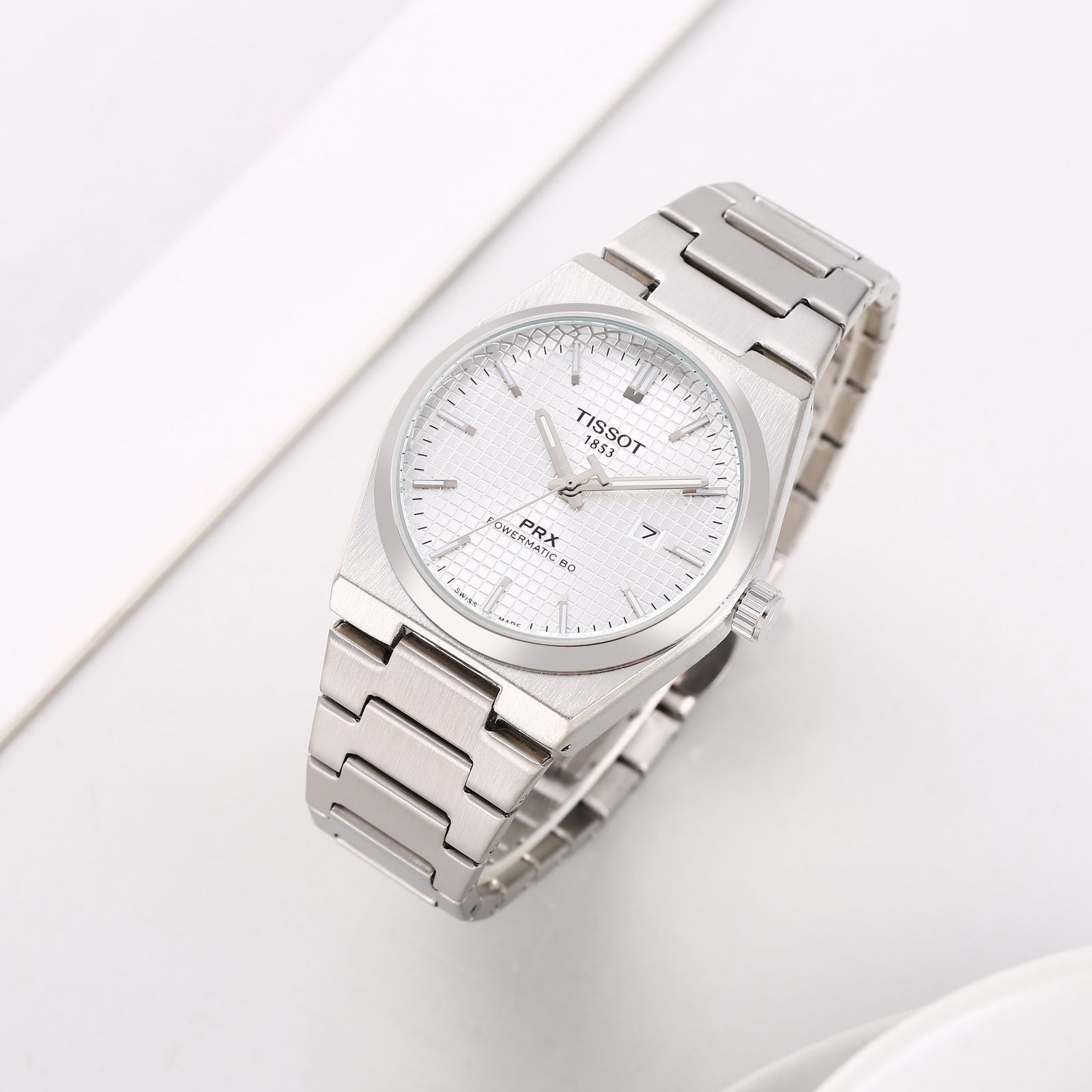 WG Tissot PRX Premiuim Watch  (Silver White)